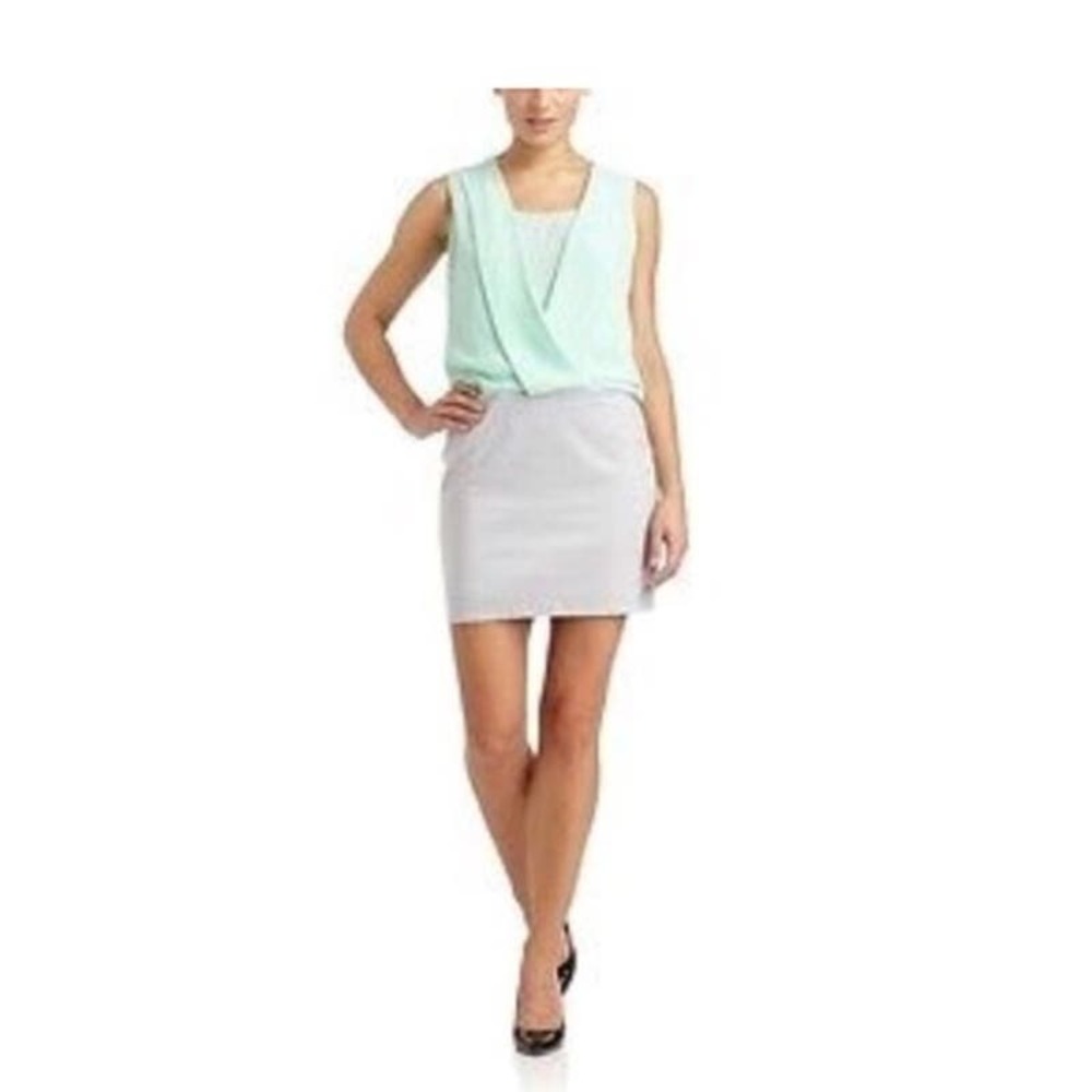 BLACK Label Saks Fifth Ave Colorblock Sheath Dress Women's Size 2 - Picture 2 of 5